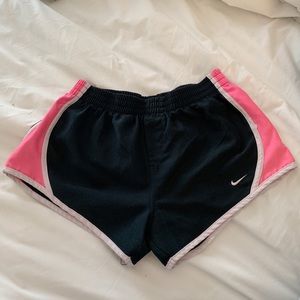 Black and Pink Nike Running Shorts